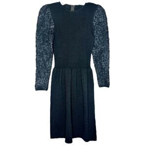 St. John Collection by Marie Gray Vintage Ruffle Cocktail dress no size tag